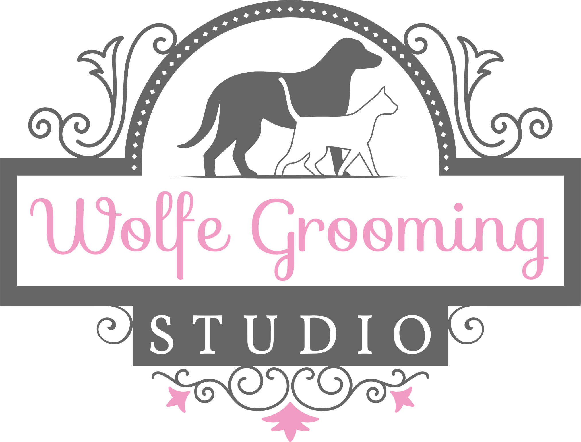 Wolfe Grooming Studio Logo